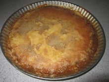 Tarte au sucre traditionnelle