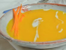 Crème de carotte coco gingembre