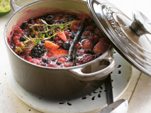 Soupe de fruits rouges