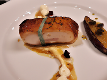 Filet de sabre à la poitrine de porc fumée et au brie