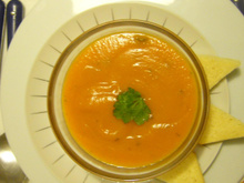 Velouté courge poivron