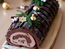 Bûche de Noël au chocolat maison