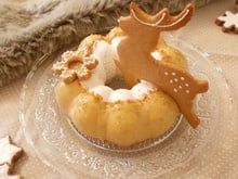 Entremets Renne poire caramel