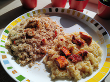 Risotto de quinoa au thon et chorizo