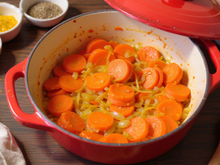 Cocotte de carottes épicées façon Cyril Lignac