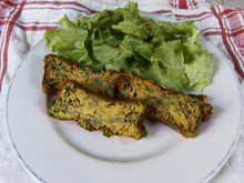 Cake épinards et patates douces