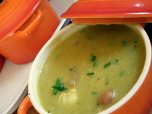 Soupe de poisson en cocotte