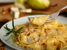 Fettucine aux poires et Gorgonzola