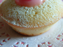 Mini cupcakes style financier à la rose