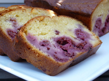 Cake framboises-fruits de la passion
