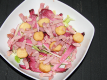 Salade d'endives rouges
