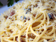 Spaghetti au roquefort