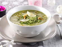 Régal de légumes verts, Semoule de brocoli au parmesan et noix