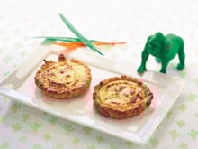 Petites quiches Endives et fromage frais
