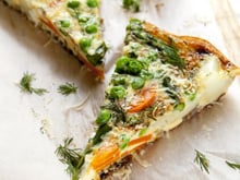Quiche aux petits pois et carottes