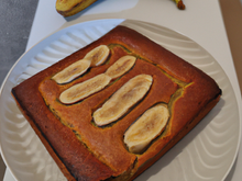 Gâteau Moelleux Banane et pâte à tartiner