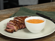 Magret de canard sauce au chorizo