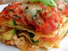 Lasagnes végétariennes aux légumes & tofu