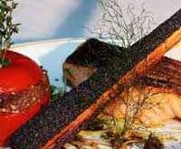 Pavé de saumon rôti à la braise