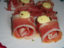 Papillon au jambon