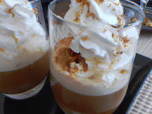 Granité de café et chantilly