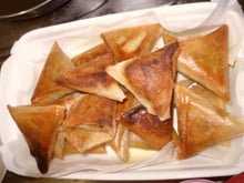 Samossa poulet curry