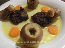Trio de bœuf en soupe d'hiver