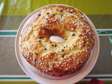 Brioche des rois facile et rapide aux pépites de chocolat