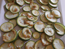 Courgettes relevées
