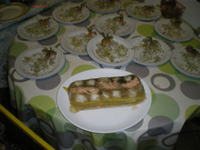 Terrine de saint-jacques et de saumon en gelée