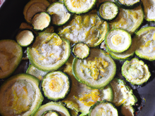 Courgettes crues