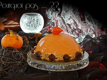 Bombe d'automne - châtaignes/potimarron/pommes/noix