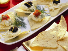 Tortillas nappées aux œufs de lump