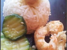 Langoustines flambées au rhum ambré