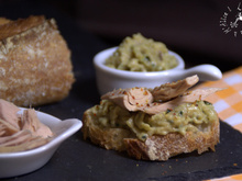 Guacamole de courgettes au thon