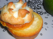 Muffins façon "tarte au citron vert meringuée"