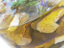 Cèpes marinés à l'huile d'olive