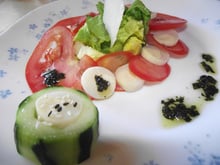 Salade tomate - cœur de palmier