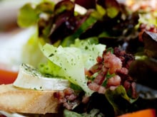 Salade de chèvre chaud rapide