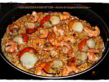 Risotto royal aux Saint-Jacques