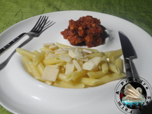 Sauce arrabiata au poulet et penne