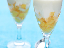 Mousse onctueuse de mangue