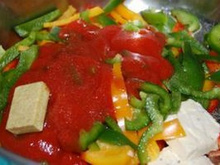 Soupe aux 3 poivrons