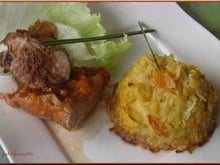 Filet mignon farci à la mangue