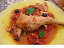 Lapin à l'espagnole de mon père