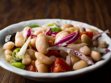 6 salades d'hiver avec des légumes secs