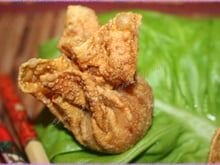 Raviolis frits aux crevettes