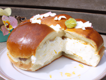 Brioche fourrée au philadelphia