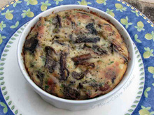 Ramequins de cèpes au parmesan et au Noilly Prat