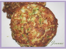 Galettes des courgettes